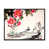 Toile avec cadre flottant noir