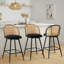 361° Swivel Upholstered Rattan Counter Height Bar Stool-1507232249-1493172909-1521301506
