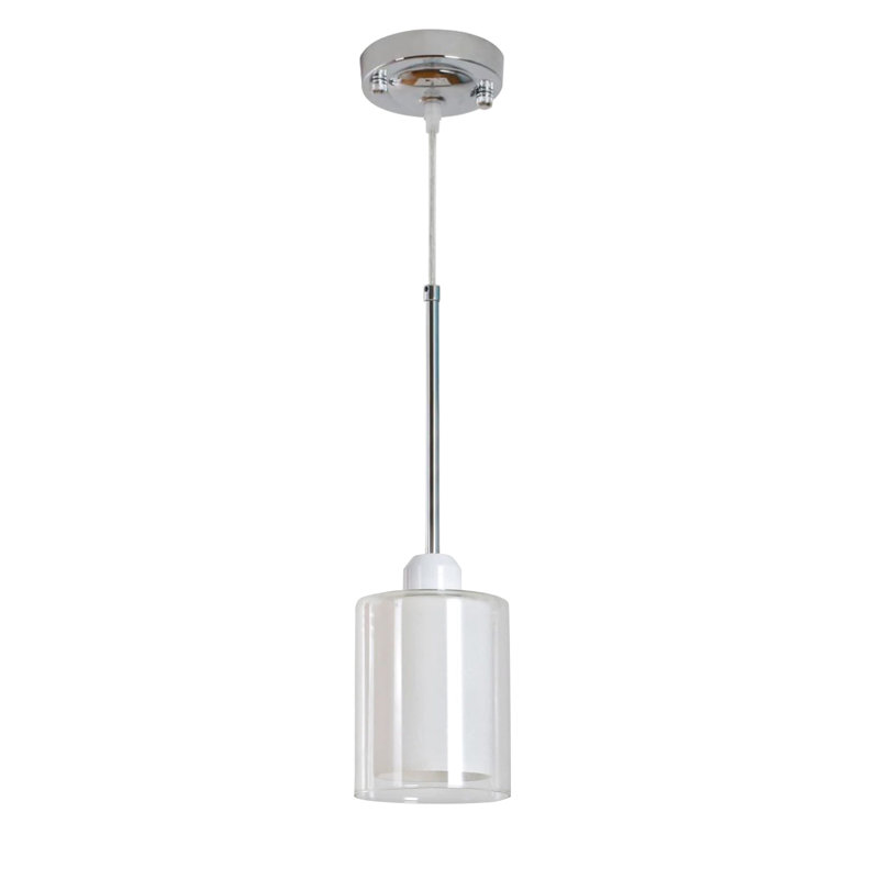 Bryler 1 - Light White/Chrome LED Single Pendant