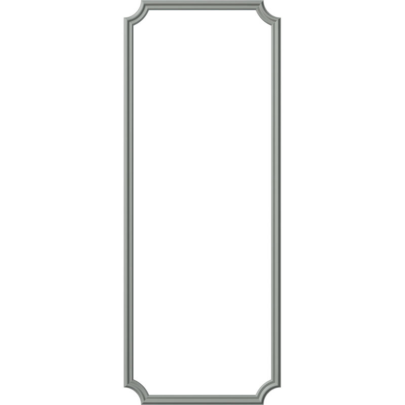 Ensemble de moulure de panneau Seville, L 28 po x H 72 po, Simple