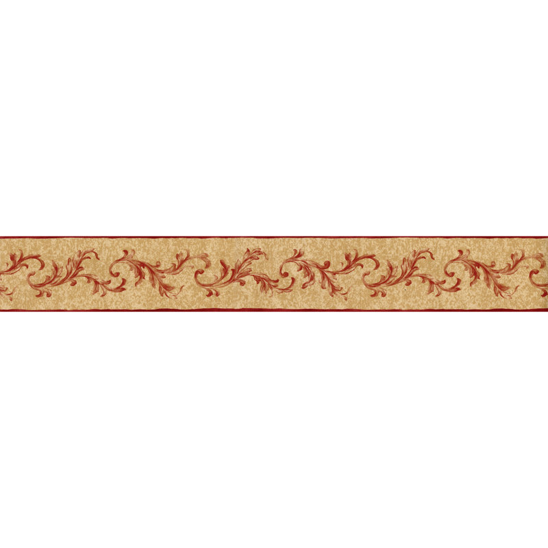 Minea Scroll Leaf Border