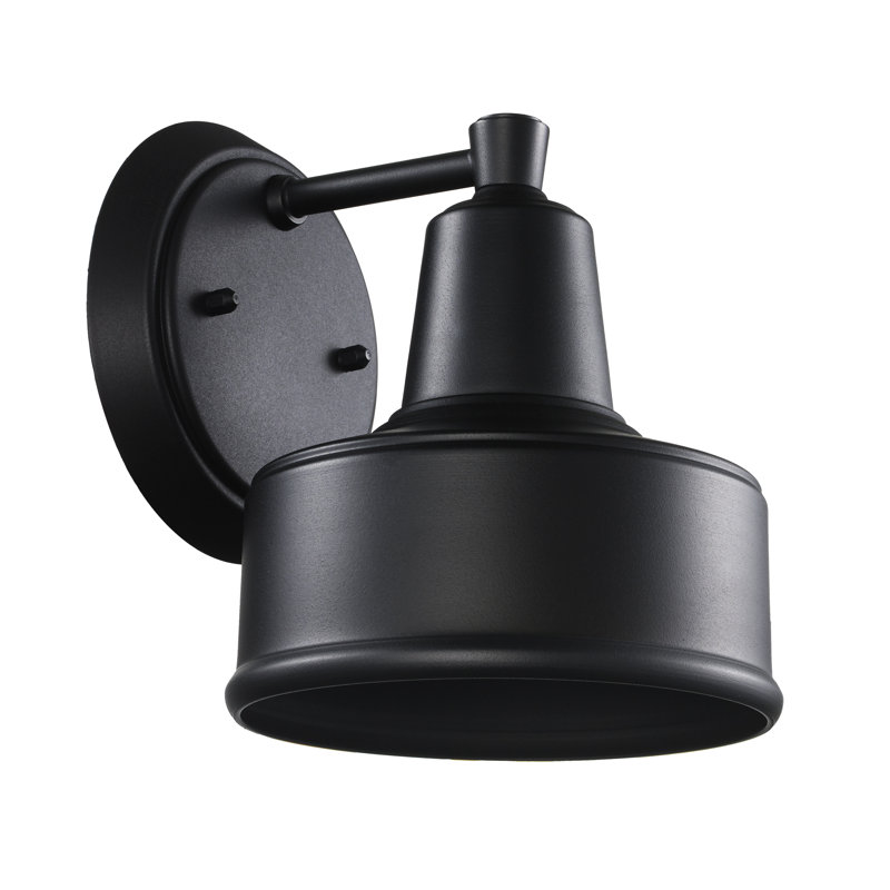 Wall Light, Black, 7.7" H x 6.4" W x 7.1" D