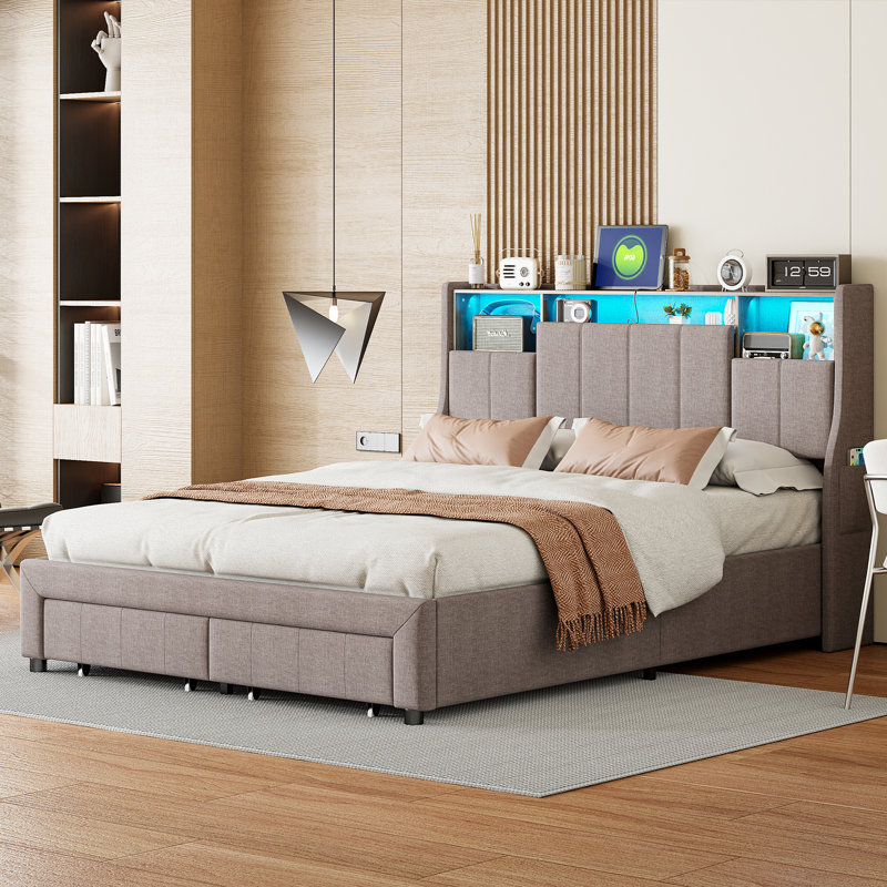 Storage Bed, European Kingsize (160 x 200 cm)