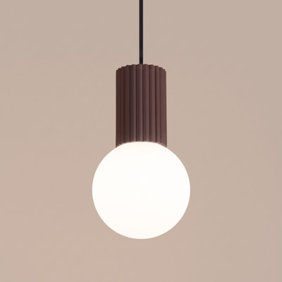 Halo - Light Brushed Nickel Pendant