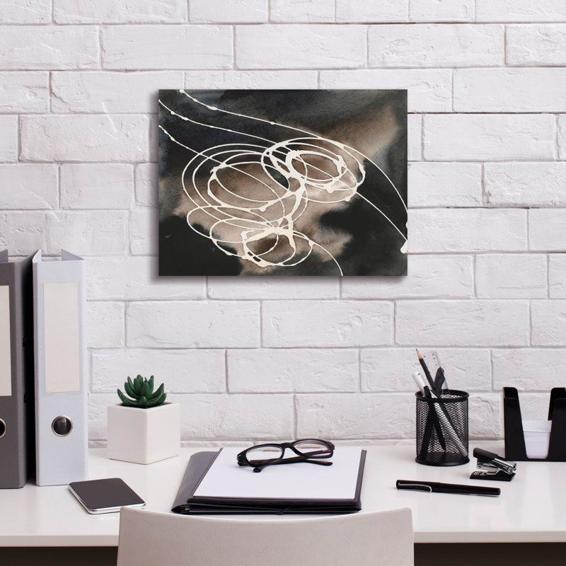 «Midnight Swirl I» par Regina Moore, H 12 po x l 16 po x P 0,75 po