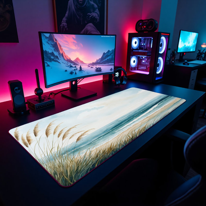 Polyester Desk Pad, 31.5x15.5