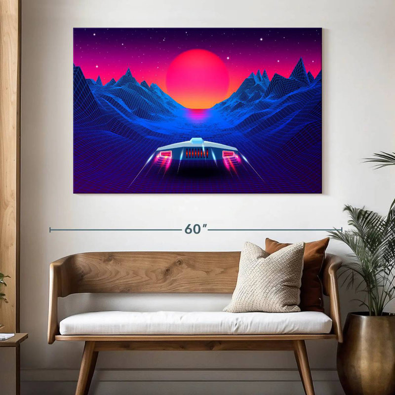 Kelan Synthwave Adventure, 34" H x 51" W