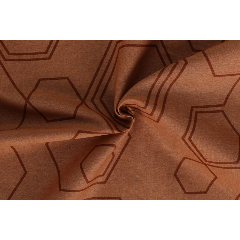 Ensemble de housse de couette simple 100% coton Ranforce, cuivre et noir, housse de couette 55,1 po x 78,7 po | Comprend 1 taie d'oreiller de 23,6 po x 23,6 po | Impression réactive, lavable à la machine, design élégant et durable avec fermeture à boutons