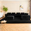 Canapé modulaire moderne 7 pièces en compression Corduroy