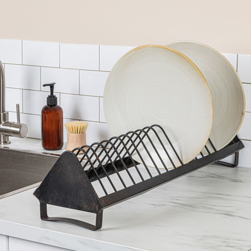 Giang Dish Rack, Zinc Finish