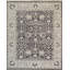 Gray Hand-Knotted Wool Floral Scepter Motifs Geometric Modern Contemporary Carpet Rug-252921646