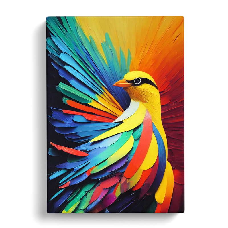 Bird - Wrapped Canvas, 50cm H x 35cm W x 3cm D
