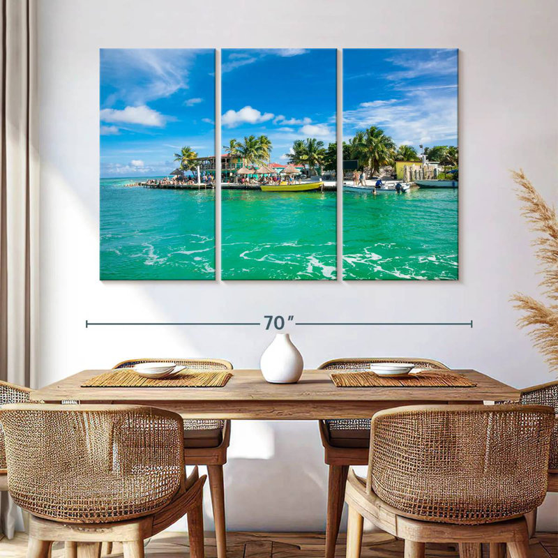 Gillard Enjoying Summer In Belize, 42" H x 65" W