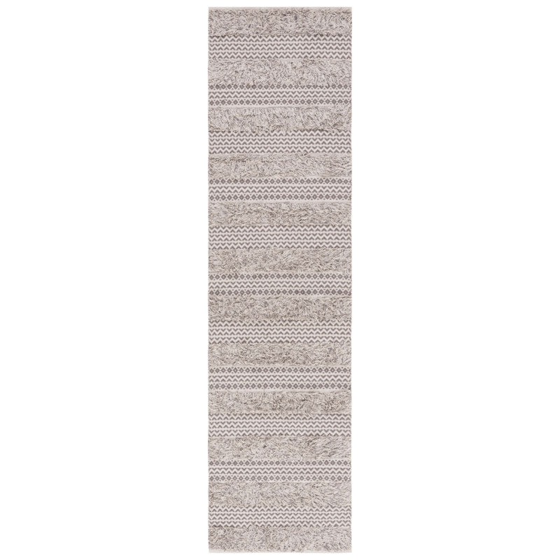 Tapis Natura 929 gris / ivoire Natura, Tapis de couloir 2 pi 3 po x 9 pi