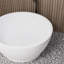 Freestanding solid surface bathroom soaking tub