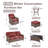 Sami 7-Piece Wicker Patio Furniture Sofa Set, 6-Inch Thick Cushioned Swivel Glider Chairs & Multifunctional Ottomans-214884683