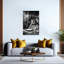 Sophisticated Leopard Dinner Contemporary Wall Art Print 1 Piece Wrapped Canvas Wall Art-1096362887