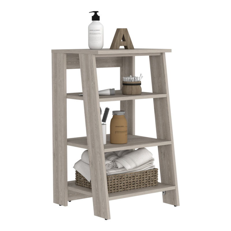 Armoire à linge Nashua, Gris clair