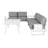 Sunset 5 - Person Patio Conversation Set with Cushions