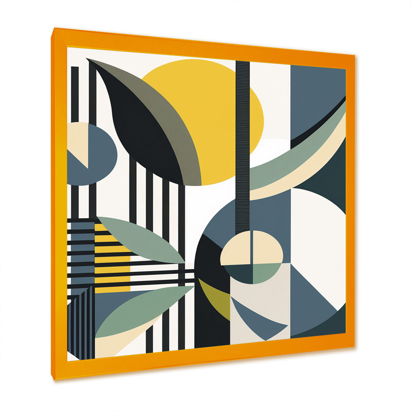 Eloisa - Picture Frame Print on Canvas, 30" W x 30" H, Gold