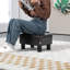 40cm Wide Solid Colour Footstool Ottoman