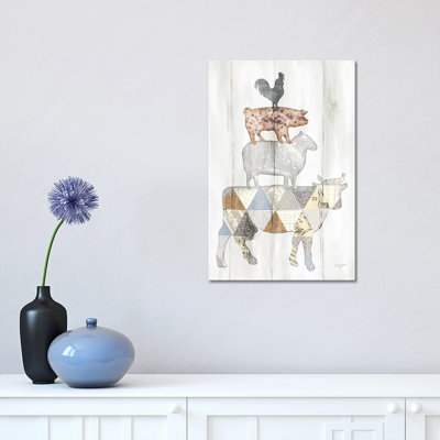 Farm Family I by Courtney Prahl - Wrapped Canvas Painting