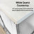 Double Bath Vanity with White Quartz Top-110821949