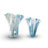 Jennabel Striped Handblown Glass Table Vase Set-2130180514-2130180516