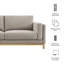 Roscoe 81 Inch Fabric Sofa-117983203