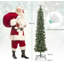 Lighted Artificial Pine Christmas Tree