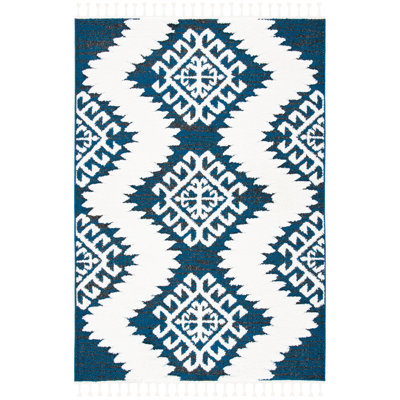 Moroccan Tassel Shag Performance Southwestern Rug
