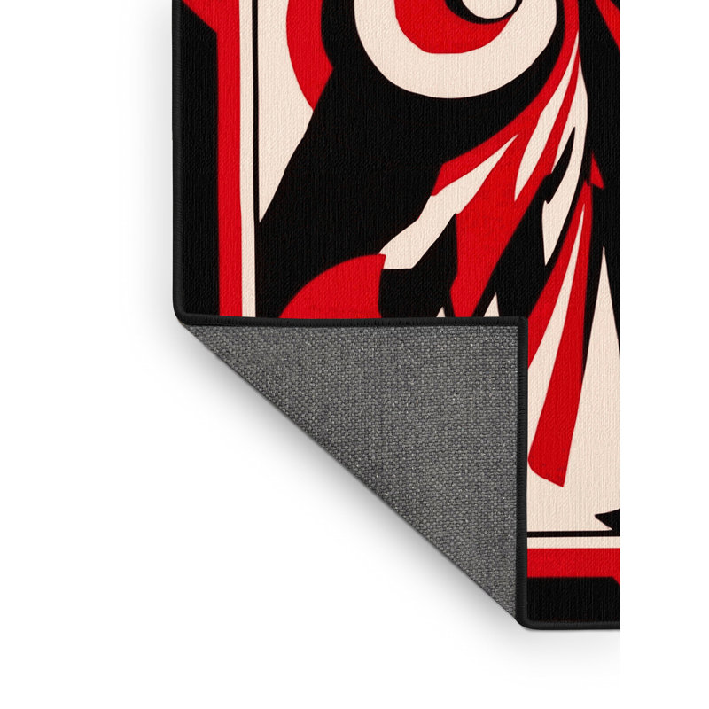 Obsidian Drift Rug, Rectangle 2' x 3'
