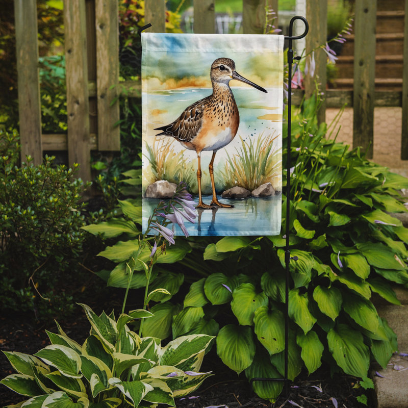 Drapeau de jardin Surfbird Bird, Goujon à bec court