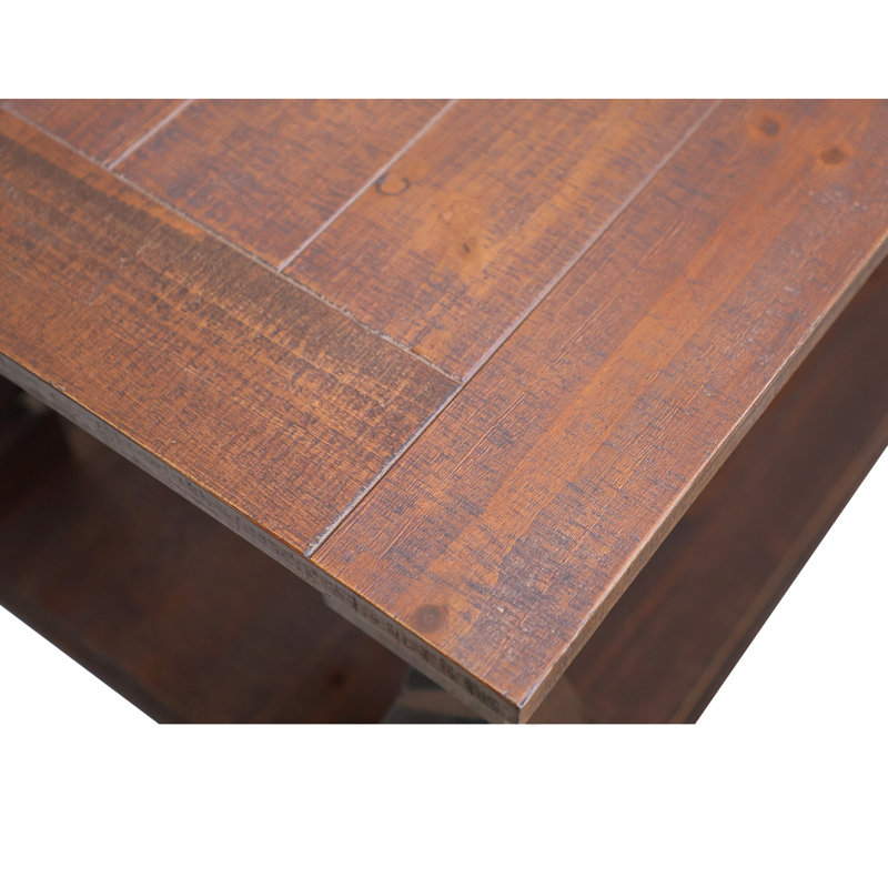 Table basse 47,24 "Farmhouse, Brun antique