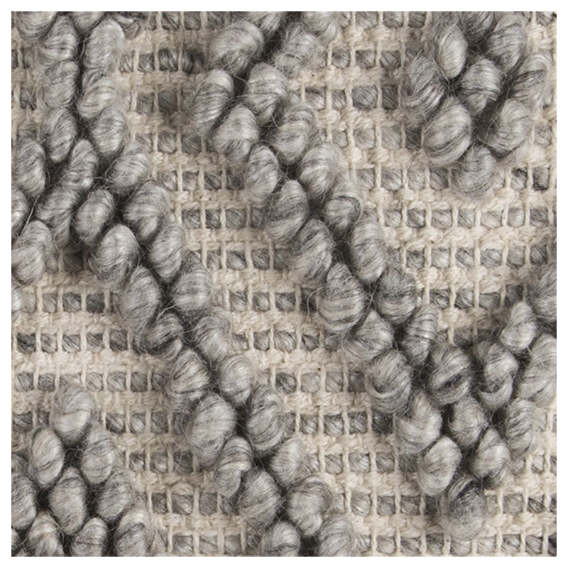  Coussin Natural Grey Nubby Diamonds