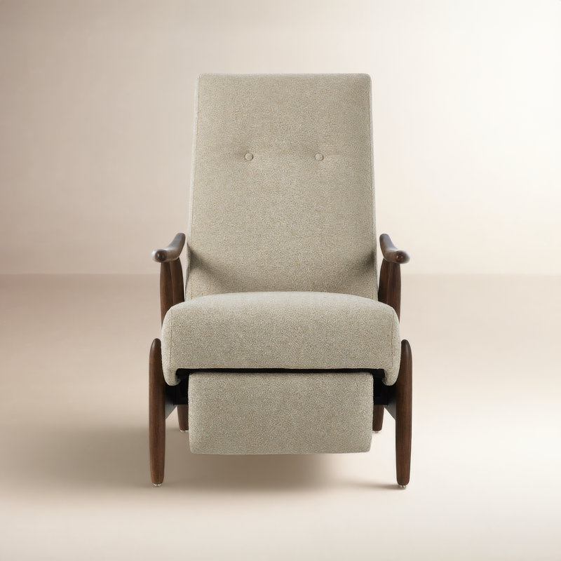 Noyola Recliner-Dakota Tobacco, Weslie Flax Polyester Blend