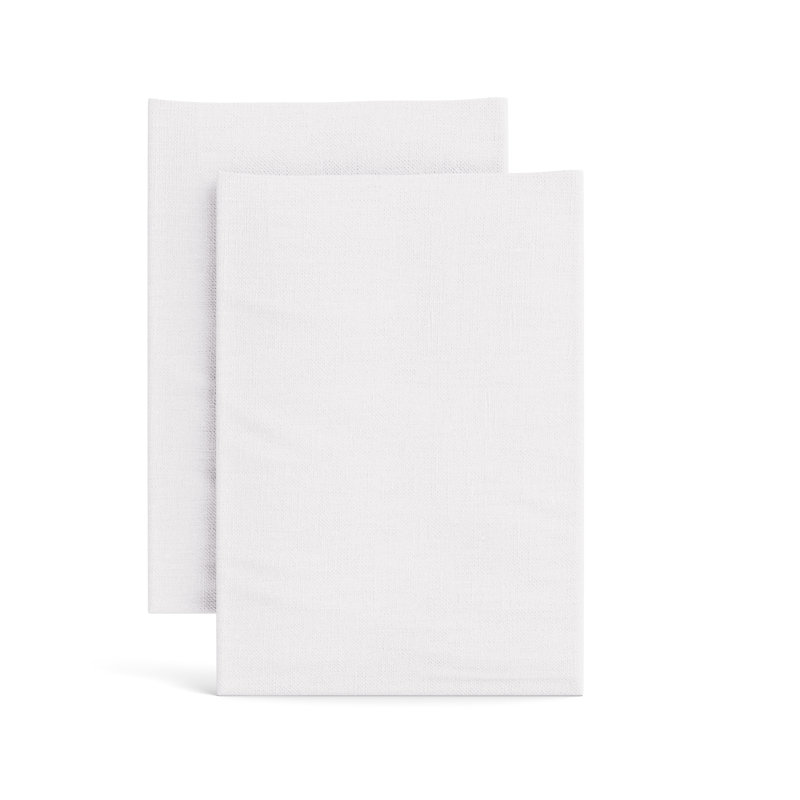 Art Of Home Sheeting Pillow Case, White, King Pillowcase Pack