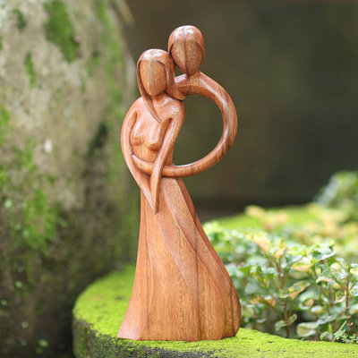 Statuette en bois Red Barrel Studio®
