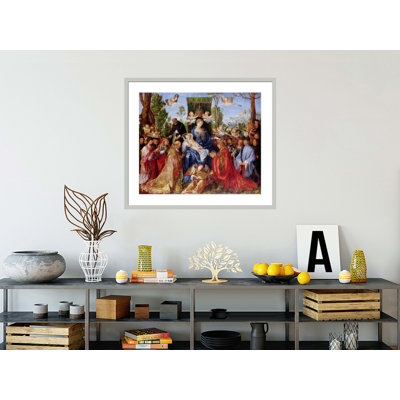 «The Festival of the Rosary» par Albrecht Dürer, impression giclée sur cadre