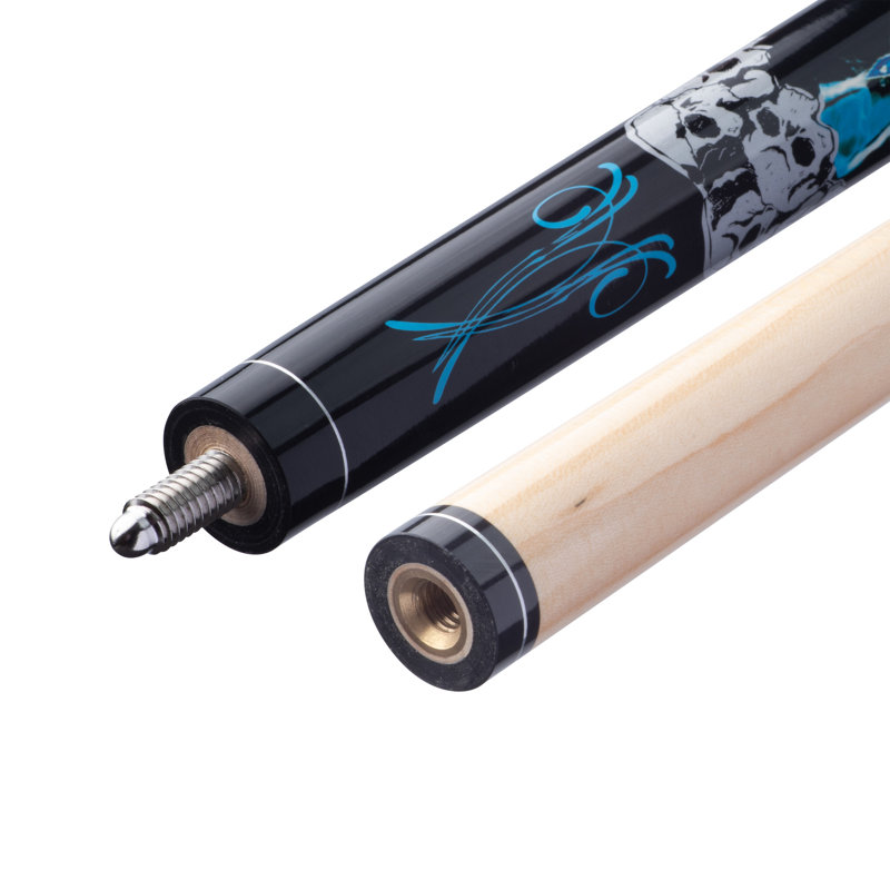Viper 31'' Black Maple Junior Billiard Cue with Rock & Roll Graphics