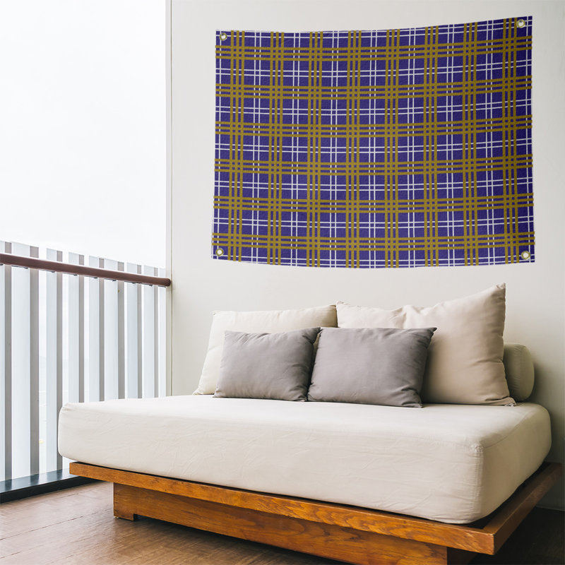 Tapisserie polyester Baltimore Luxury, H 59 po x l 80 po, Mauve / blanc / or