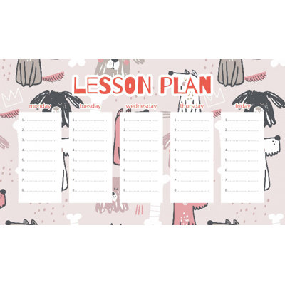 Magnetic Lesson Plan Adorable Puppies