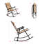 Chaise berçante d'extérieur en métal Barthelus-1848034254