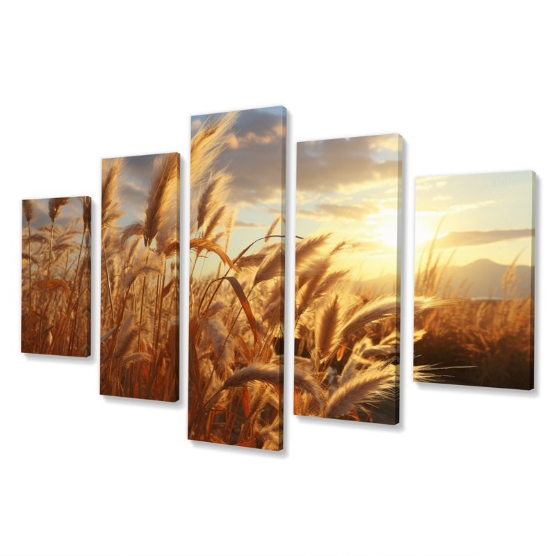 Scroggins - impression sur toile de paysages - 5 panneaux