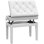 Banc de piano à hauteur ajustable avec rembourrage en similicuir