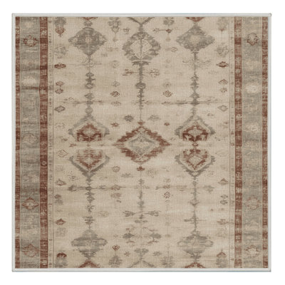 Tapis beige surteint lavable à la machine
