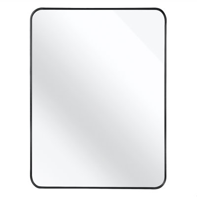 30X40 Inch  Metal Framed Rectangular Bathrrom Mirror For Wall.