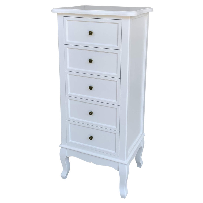 47 cm W Chest of 5 Drawers