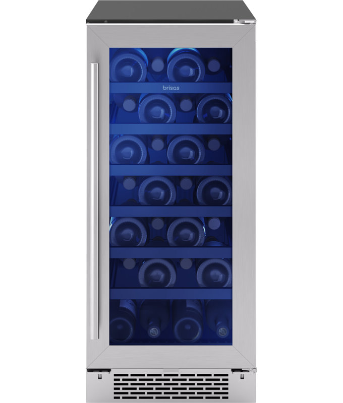 Brisas 15 In. 28-Bottle Single Zone Wine Cooler