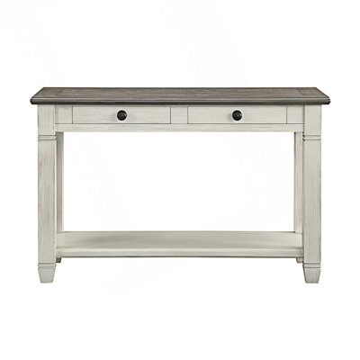 Sofa Table With 2 Drawers And Bottom Shelf, Console Table, Hallway Table